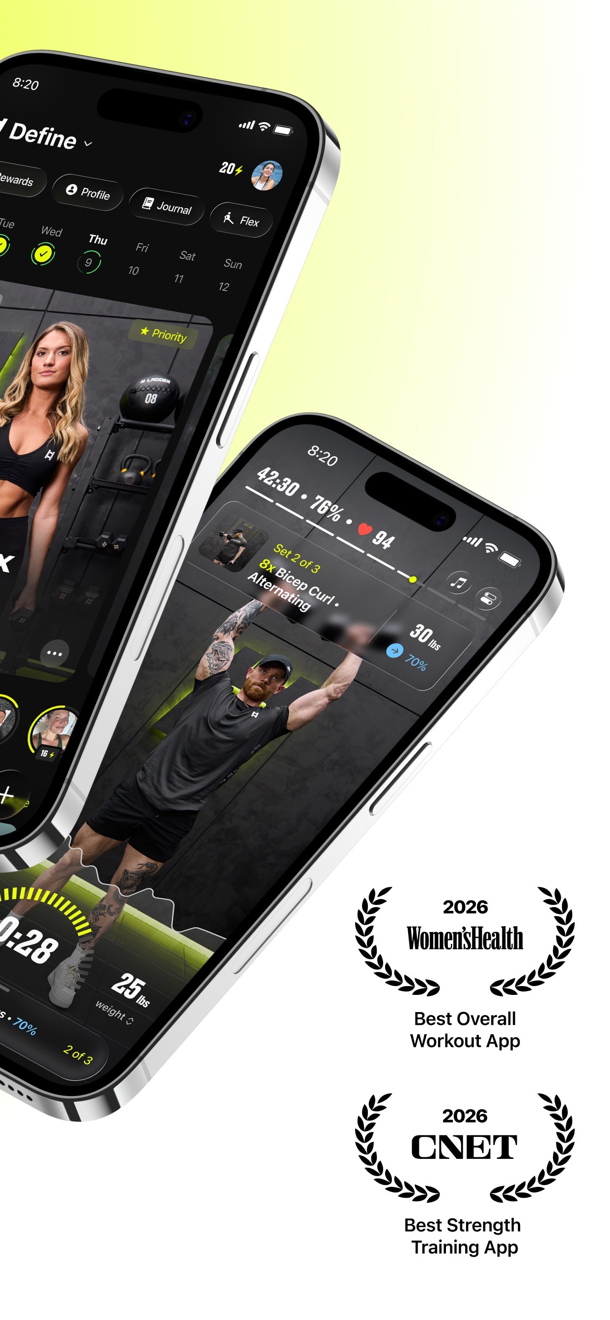 LADDER Strength Training Plans iPhone screenshot 2