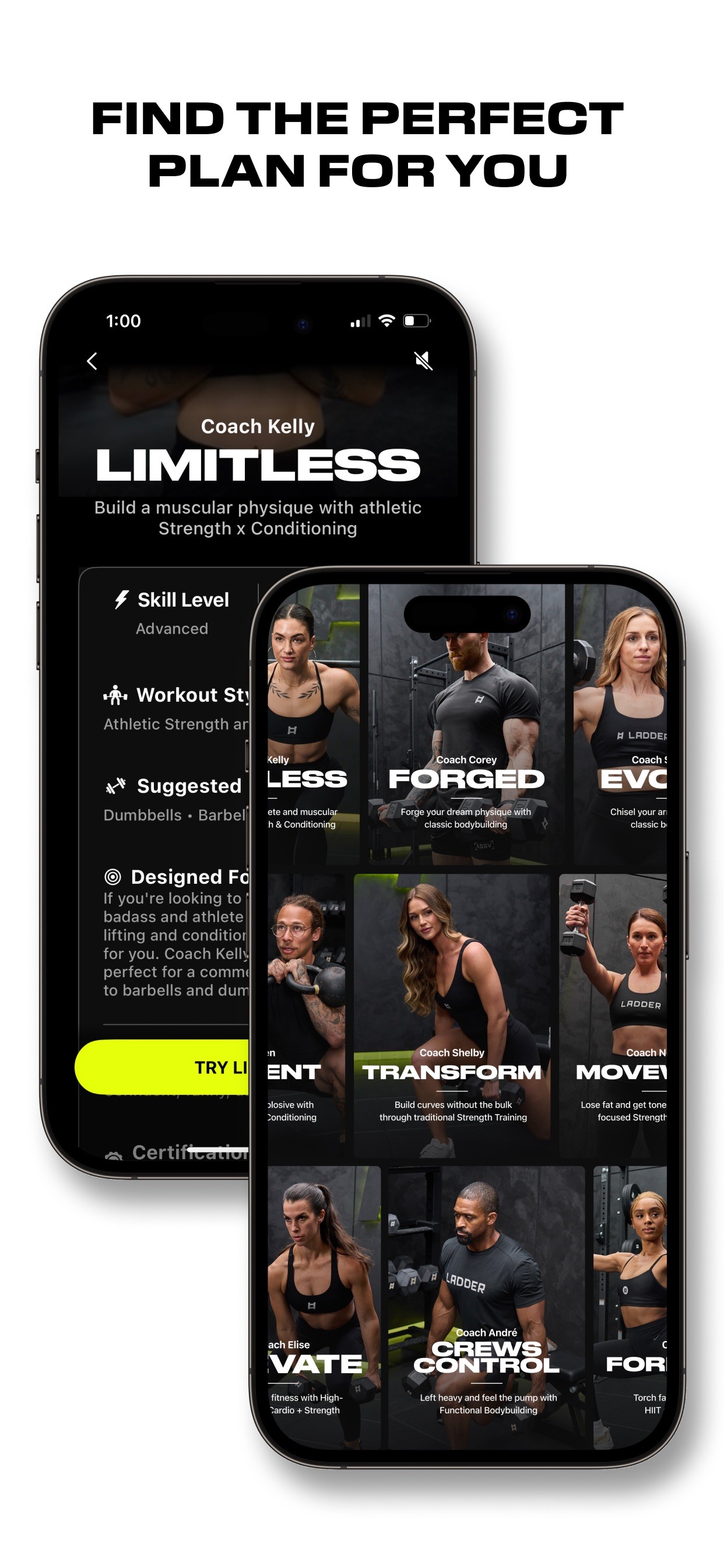 LADDER Strength Training Plans iPhone screenshot 5