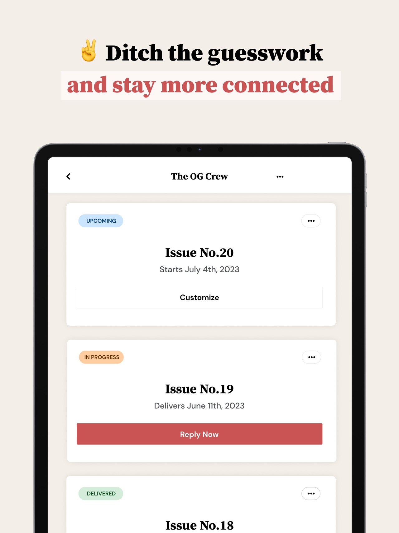 Letterloop: Group Newsletters iPad screenshot 2