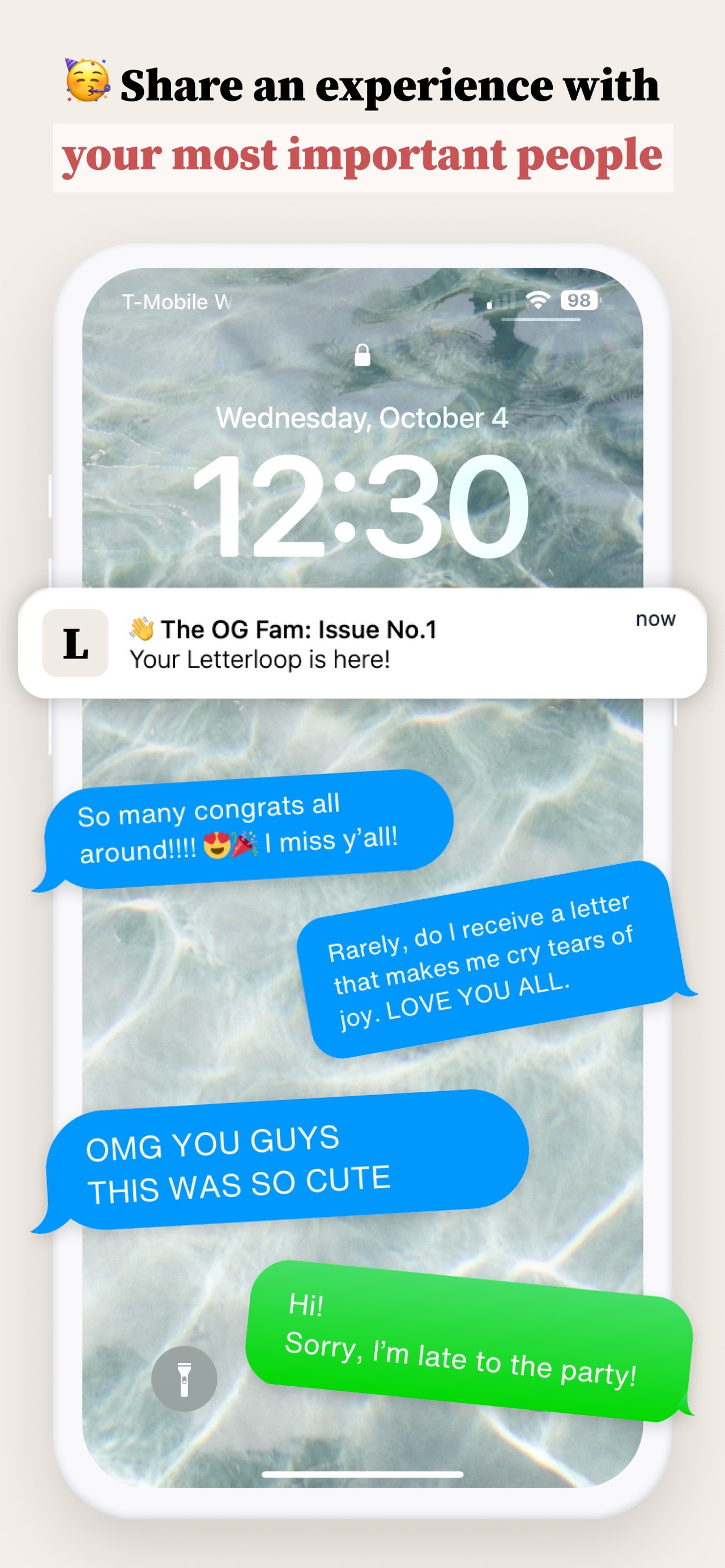 Letterloop: Group Newsletters iPhone screenshot 3