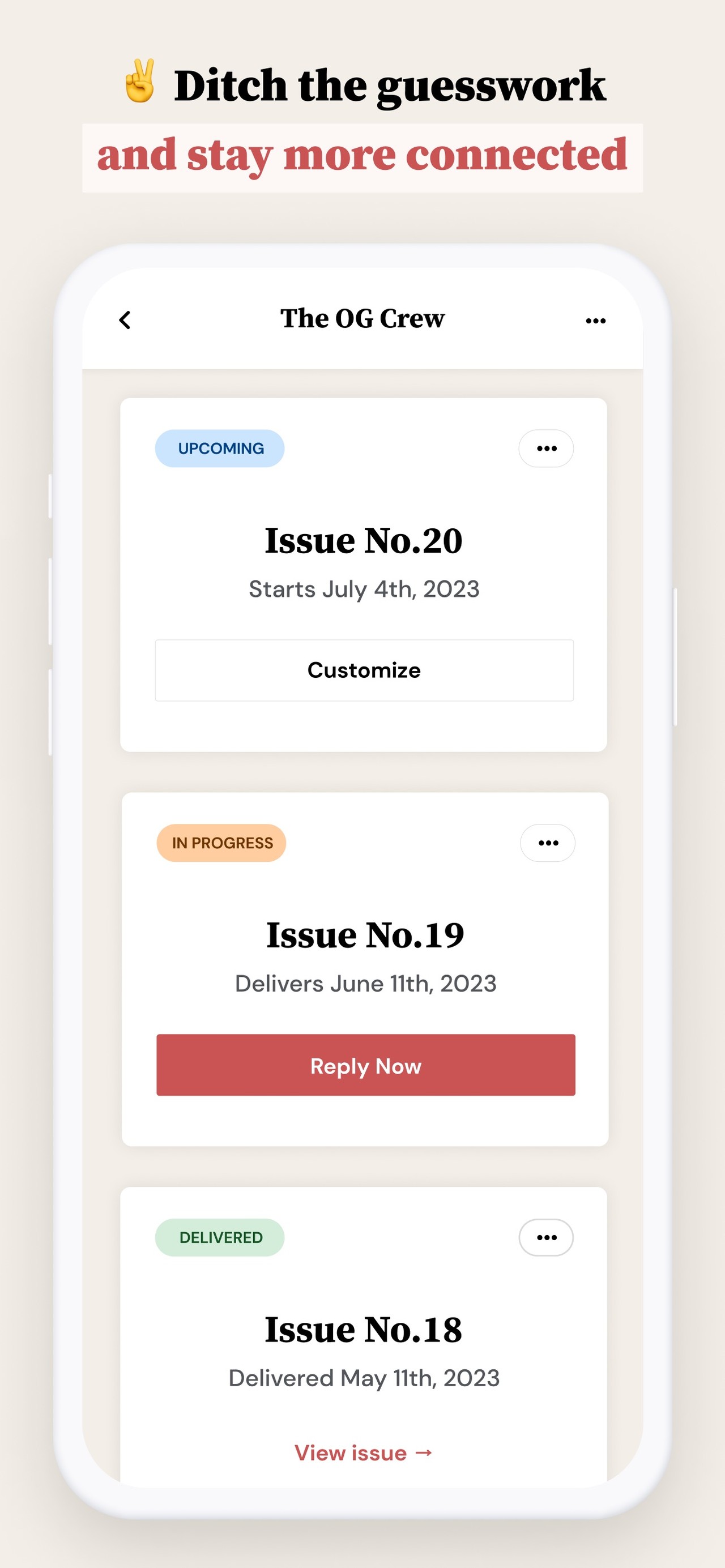 Letterloop: Group Newsletters iPhone screenshot 4