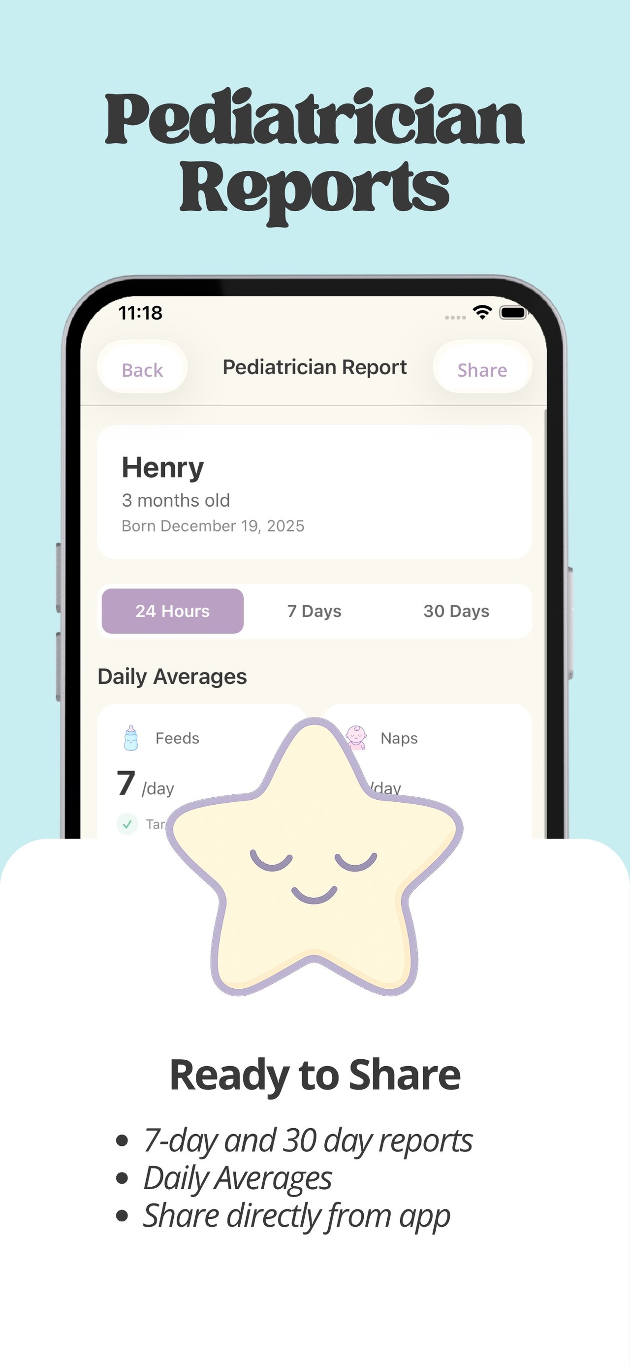 LilSense - 3am Baby Tracker iPhone screenshot 5