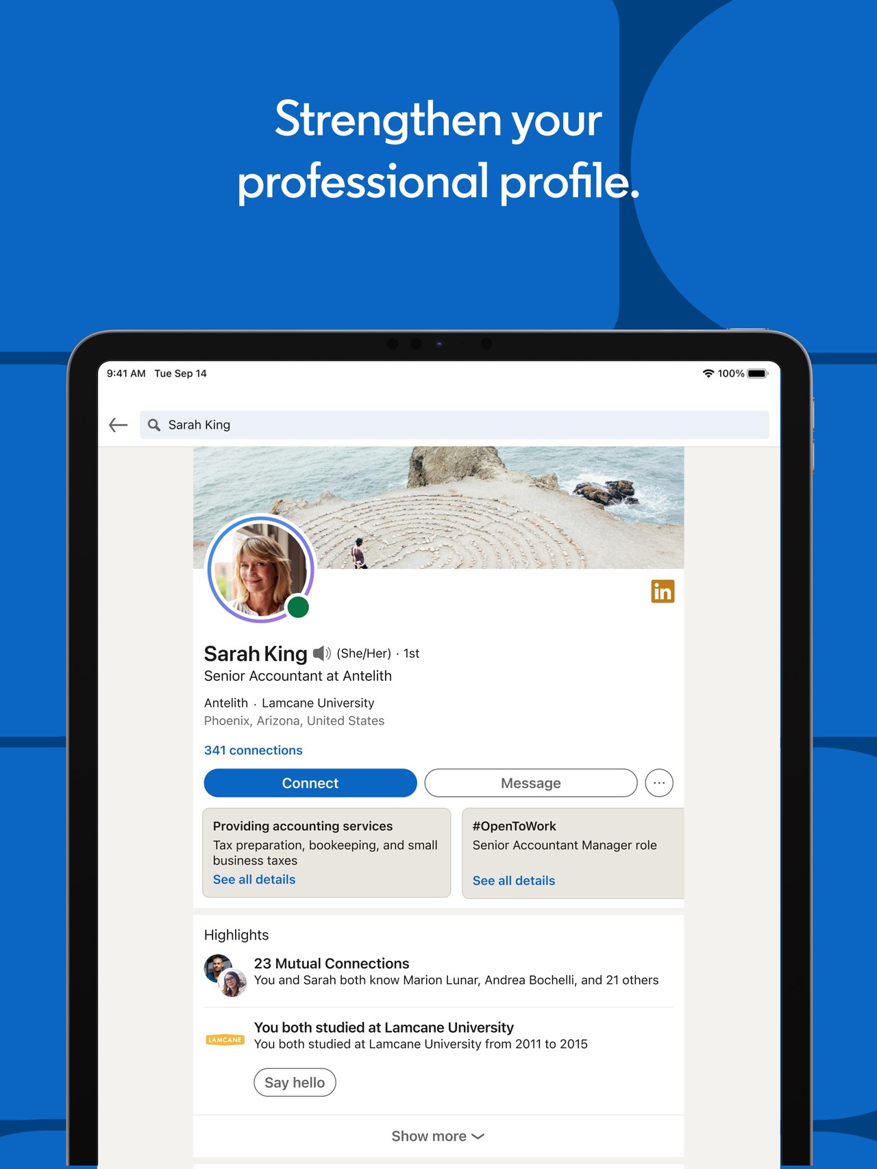 LinkedIn: Community & Network iPad screenshot 4