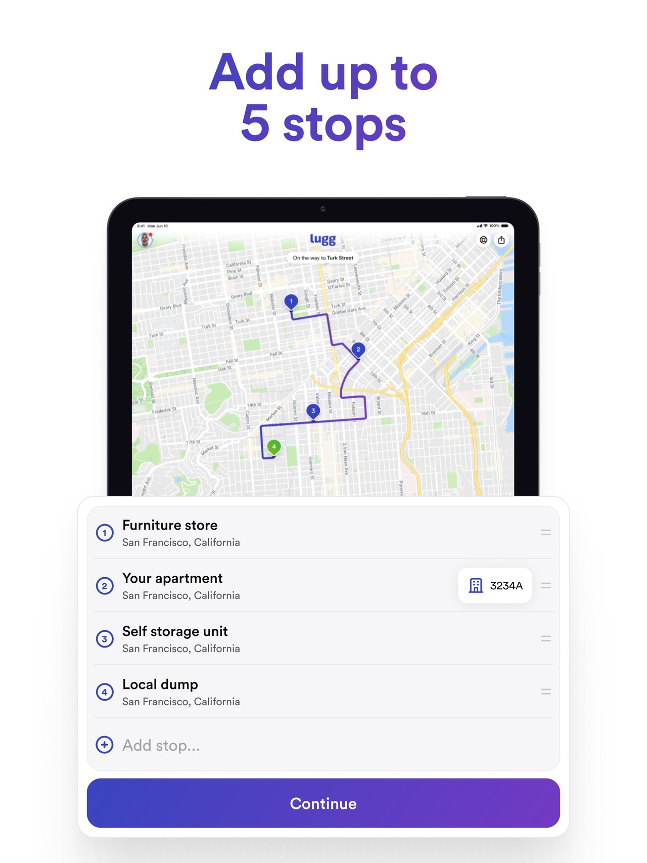 Lugg - Moving & Delivery iPad screenshot 5