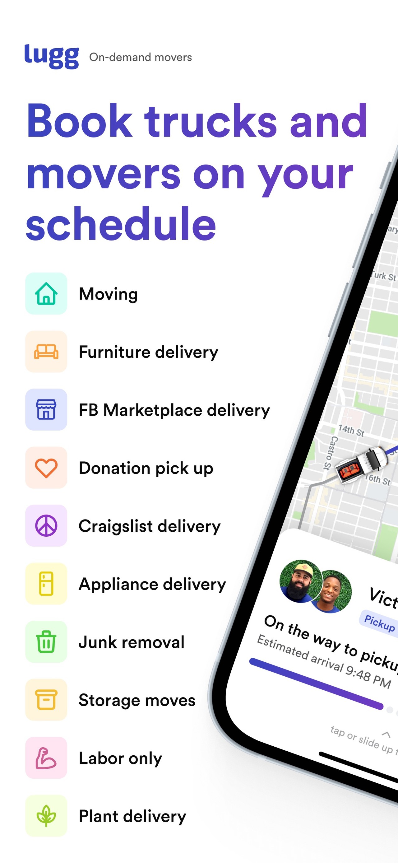 Lugg - Moving & Delivery iPhone screenshot 1