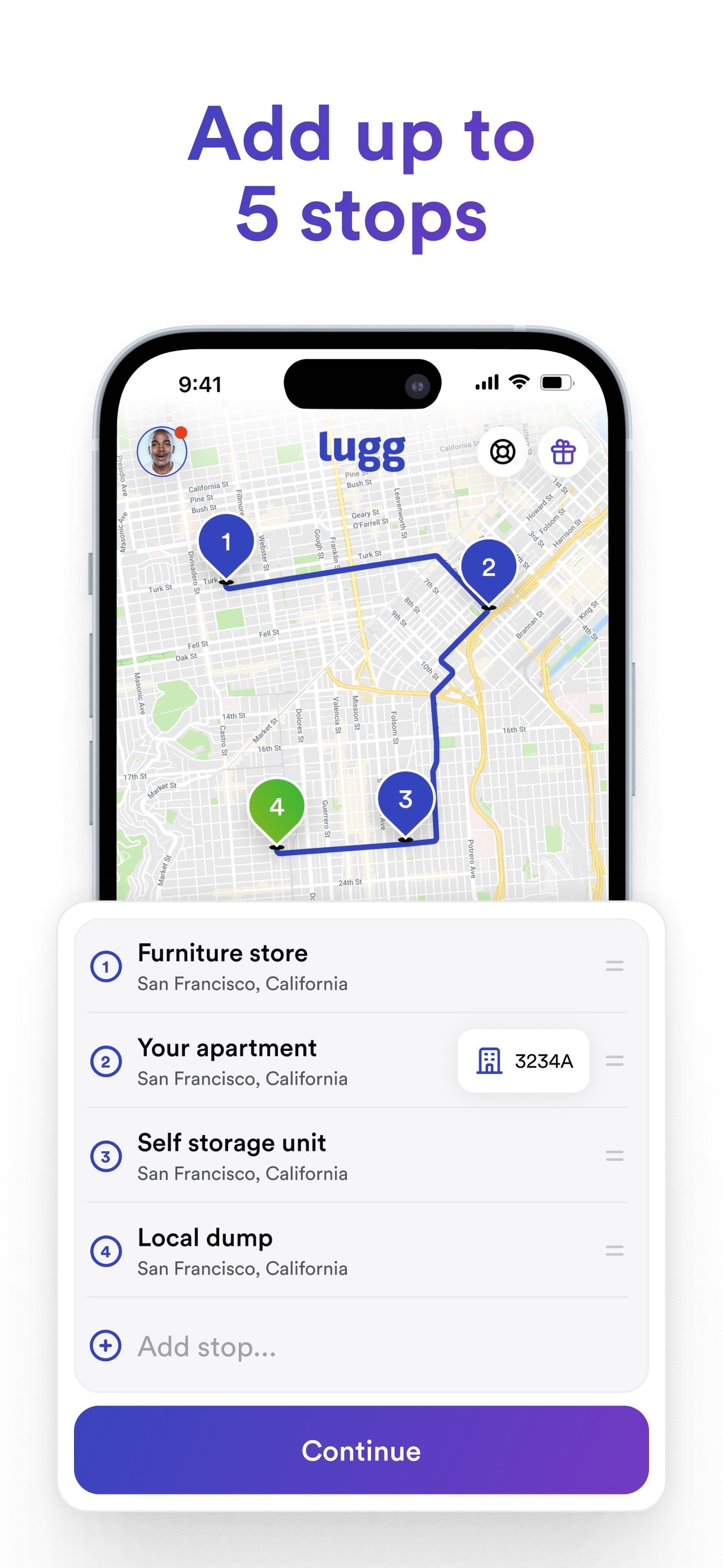 Lugg - Moving & Delivery iPhone screenshot 5