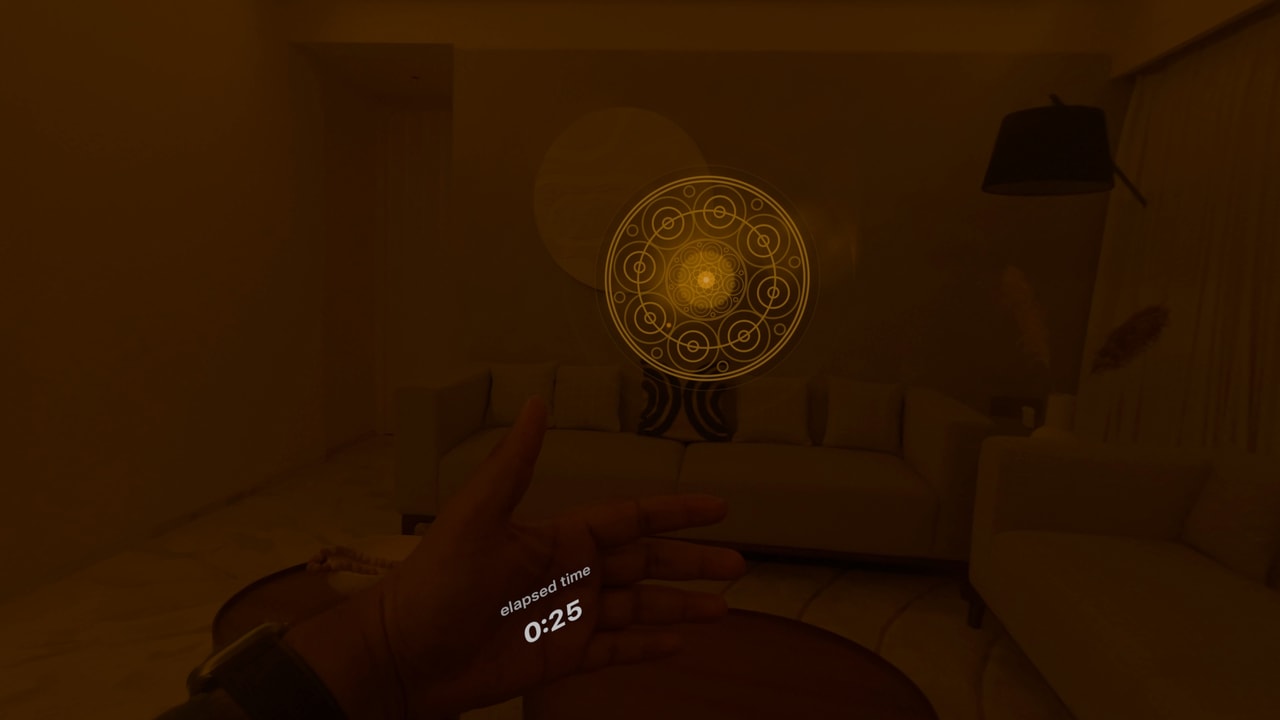 Meditate - Mindfulness app Apple Vision screenshot 4