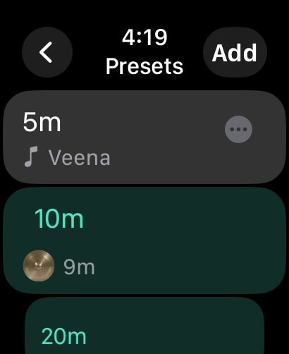 Meditate - Mindfulness app Apple Watch screenshot 3