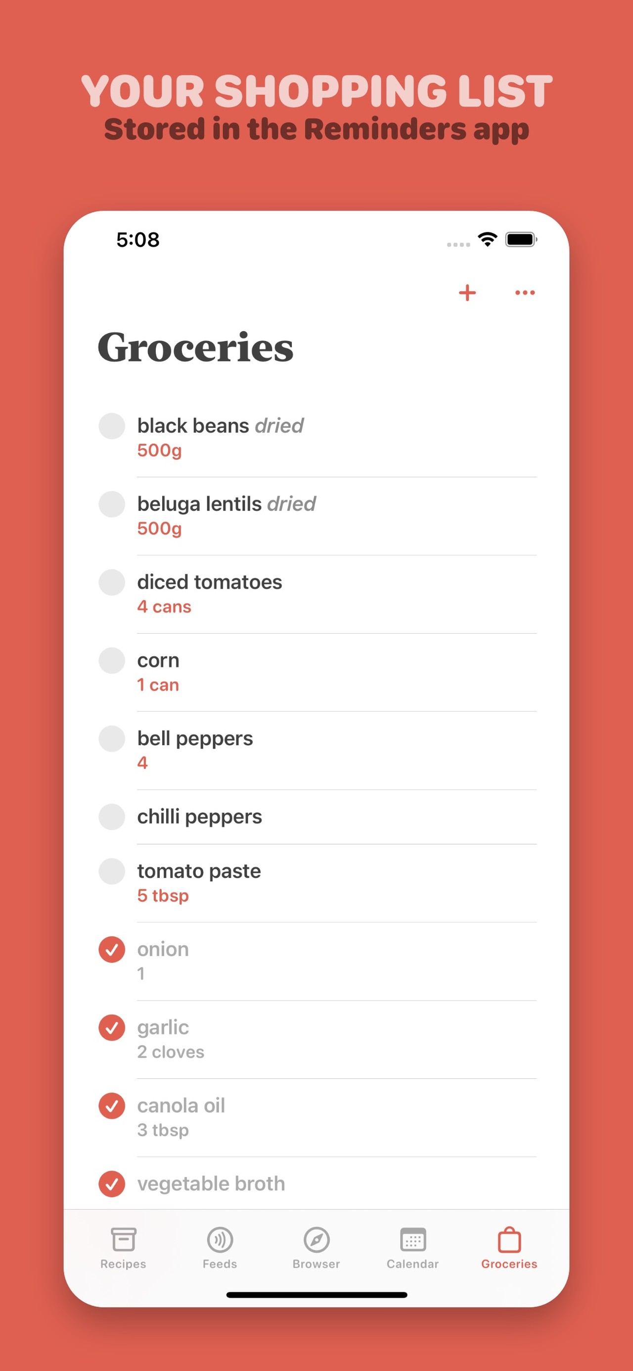Mela - Recipe Manager iPhone screenshot 5