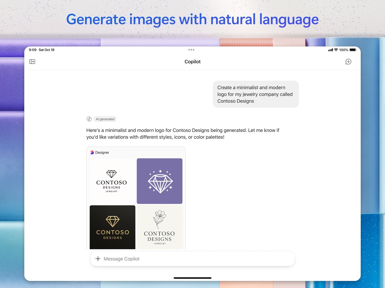 Microsoft 365 Copilot iPad screenshot 3