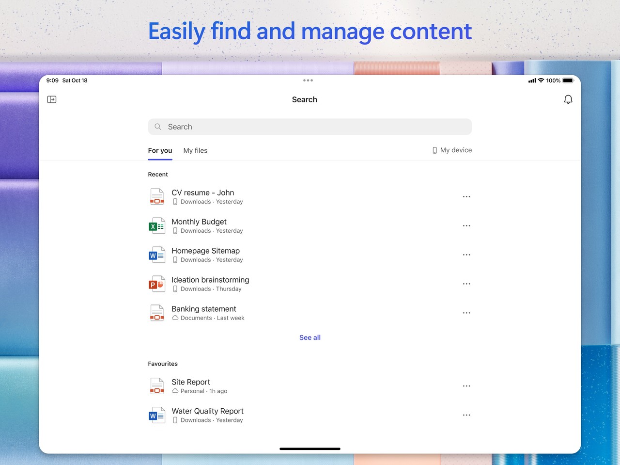 Microsoft 365 Copilot iPad screenshot 4