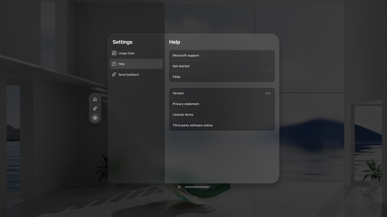 Microsoft Authenticator Apple Vision screenshot 3