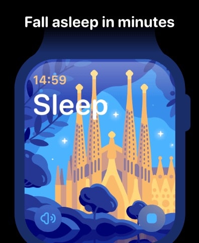 Mindllama Breathe Sleep Focus Apple Watch screenshot 3