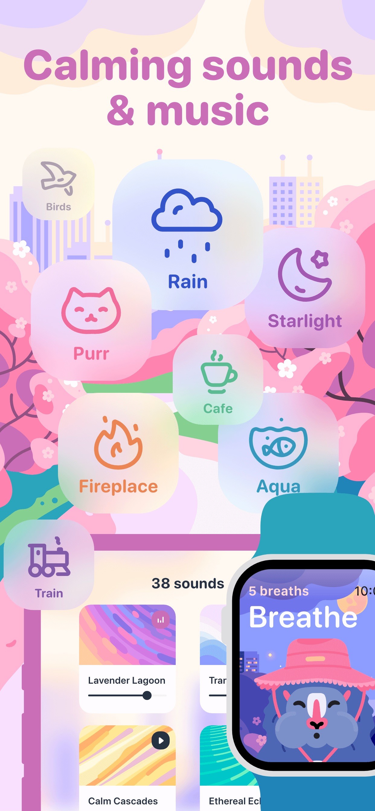 Mindllama Breathe Sleep Focus iPhone screenshot 4