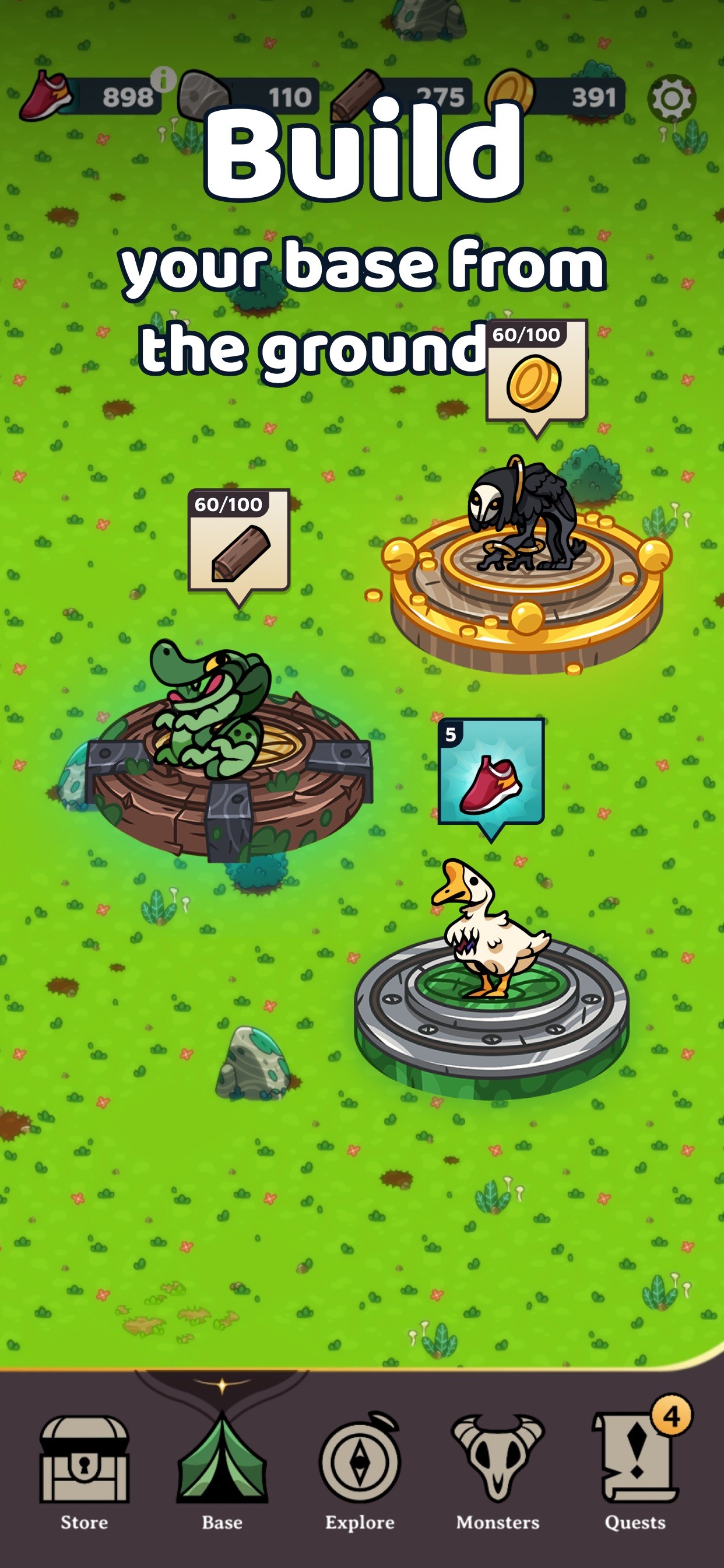 Monster Walk: Step Adventure iPhone screenshot 4