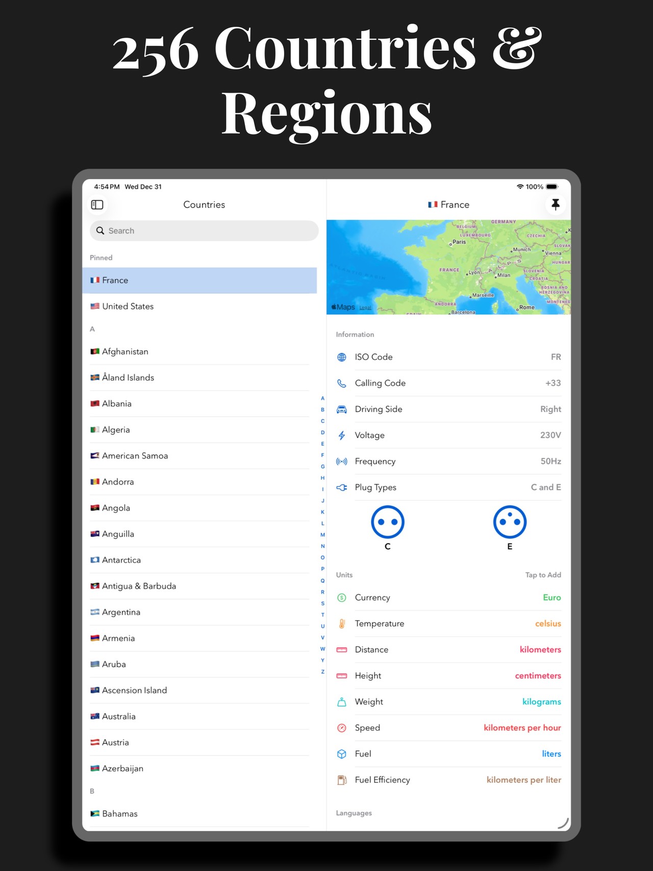 Morpho Convert Currency & Unit iPad screenshot 3