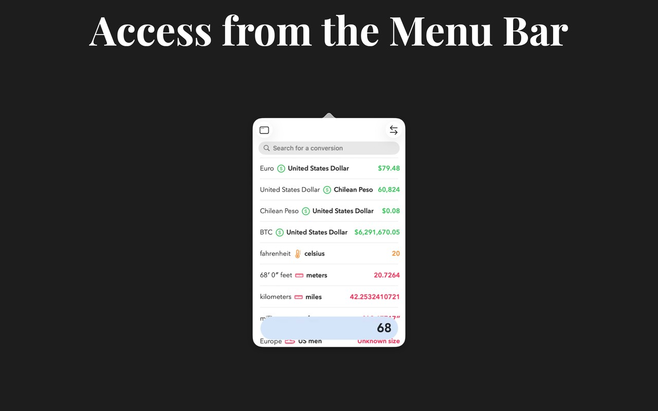 Morpho Convert Currency & Unit Mac screenshot 4