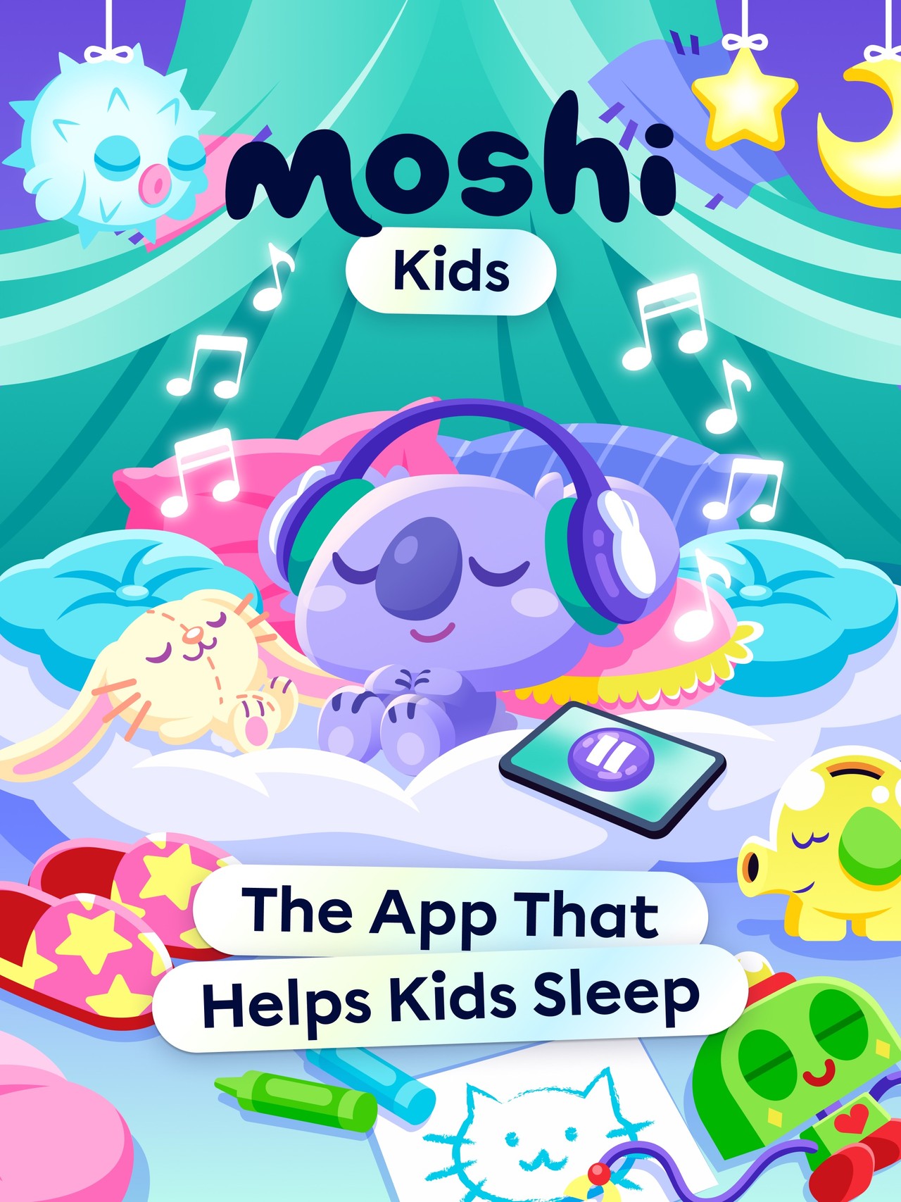 Moshi Kids: Sleep, Relax, Play iPad screenshot 1