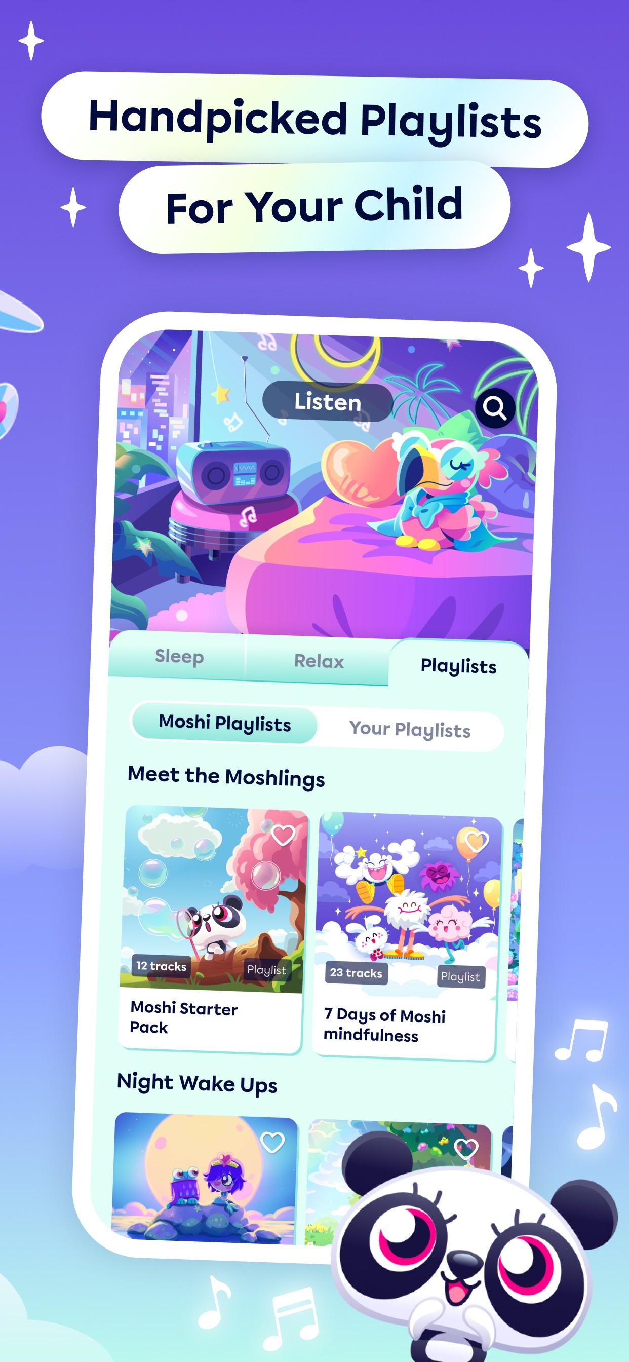 Moshi Kids: Sleep, Relax, Play iPhone screenshot 4