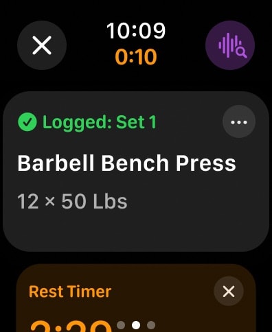 Motra AI Workout Fitness Coach Apple Watch screenshot 2