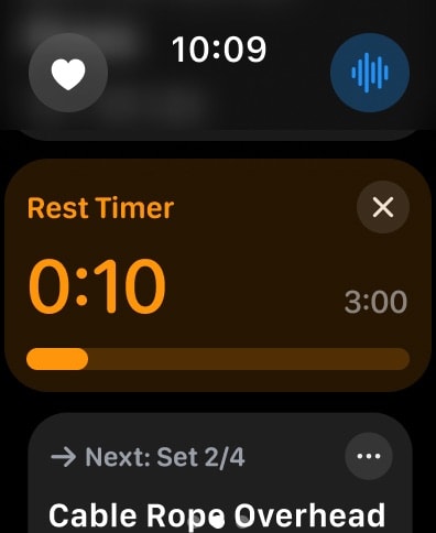 Motra AI Workout Fitness Coach Apple Watch screenshot 3
