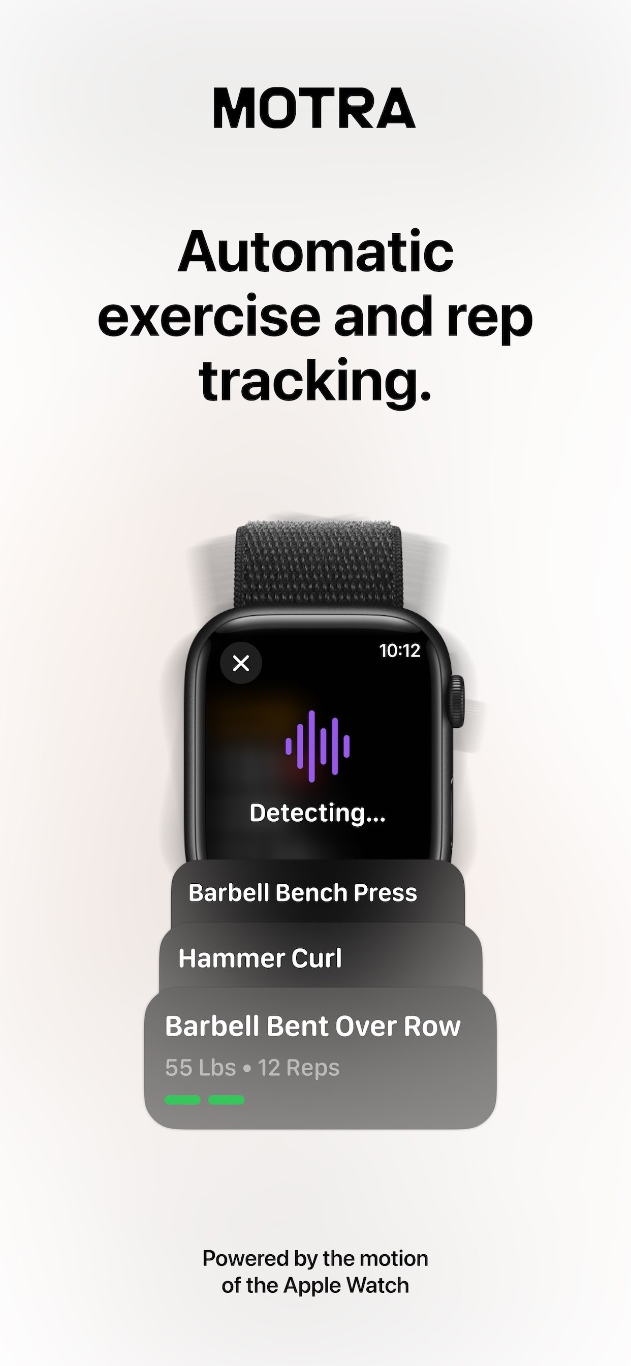 Motra AI Workout Fitness Coach iPhone screenshot 1