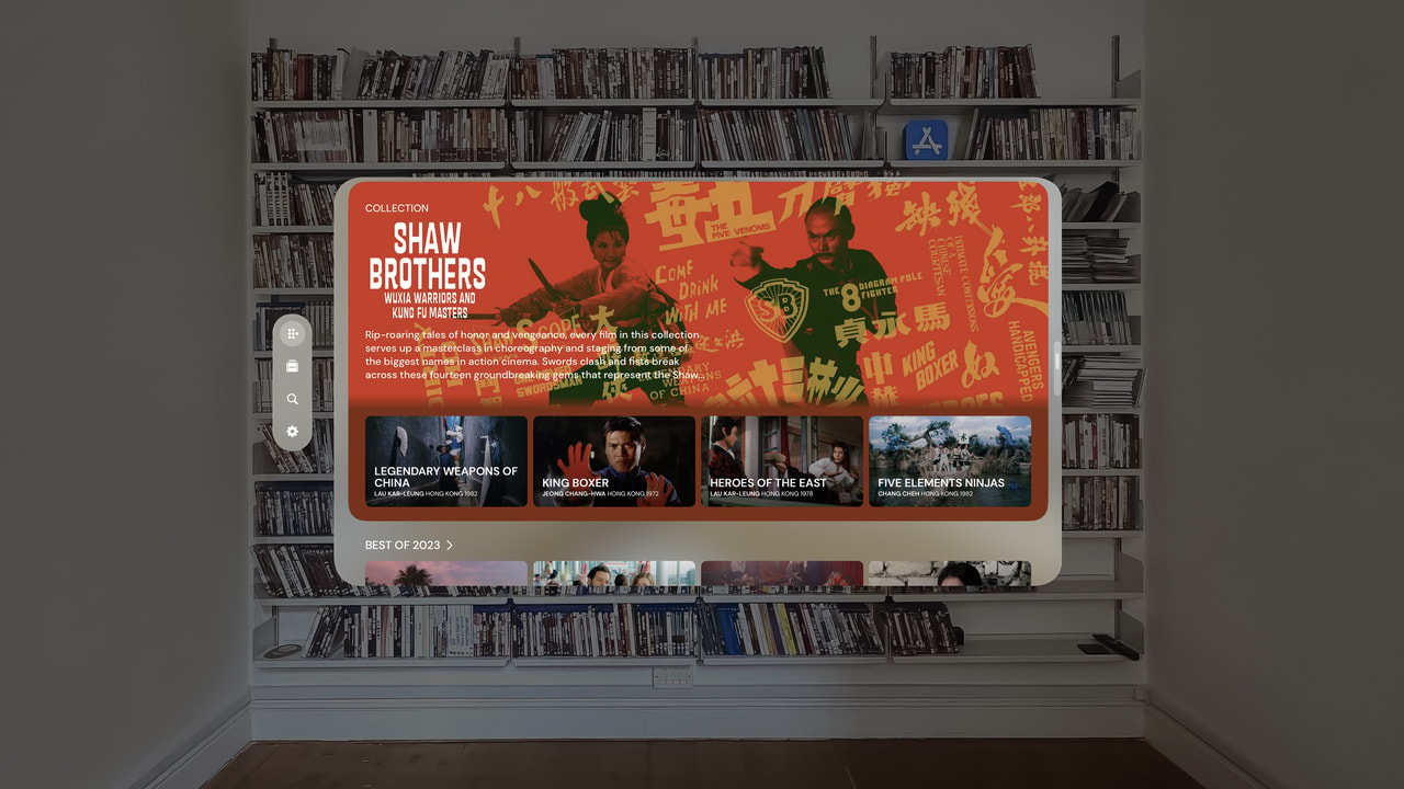 MUBI: Stream Great Cinema Apple Vision screenshot 3