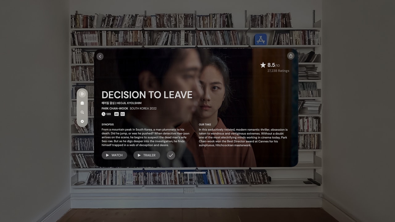 MUBI: Stream Great Cinema Apple Vision screenshot 4