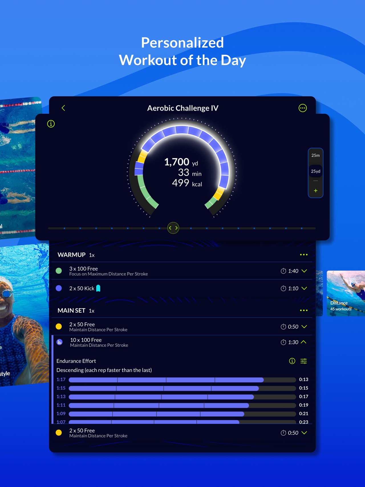 MySwimPro: #1 Swim Workout App iPad screenshot 4