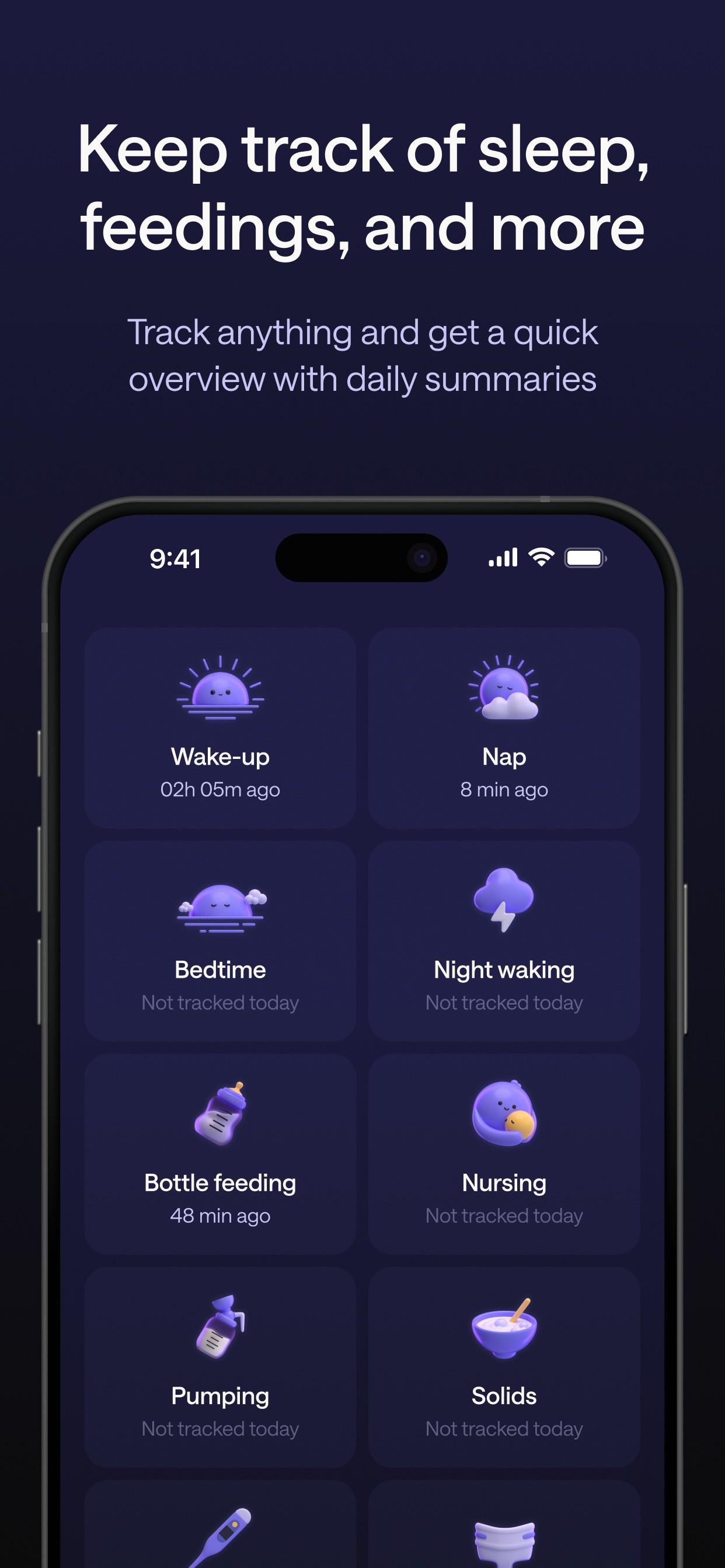 Napper: Baby Sleep Tracker iPhone screenshot 2