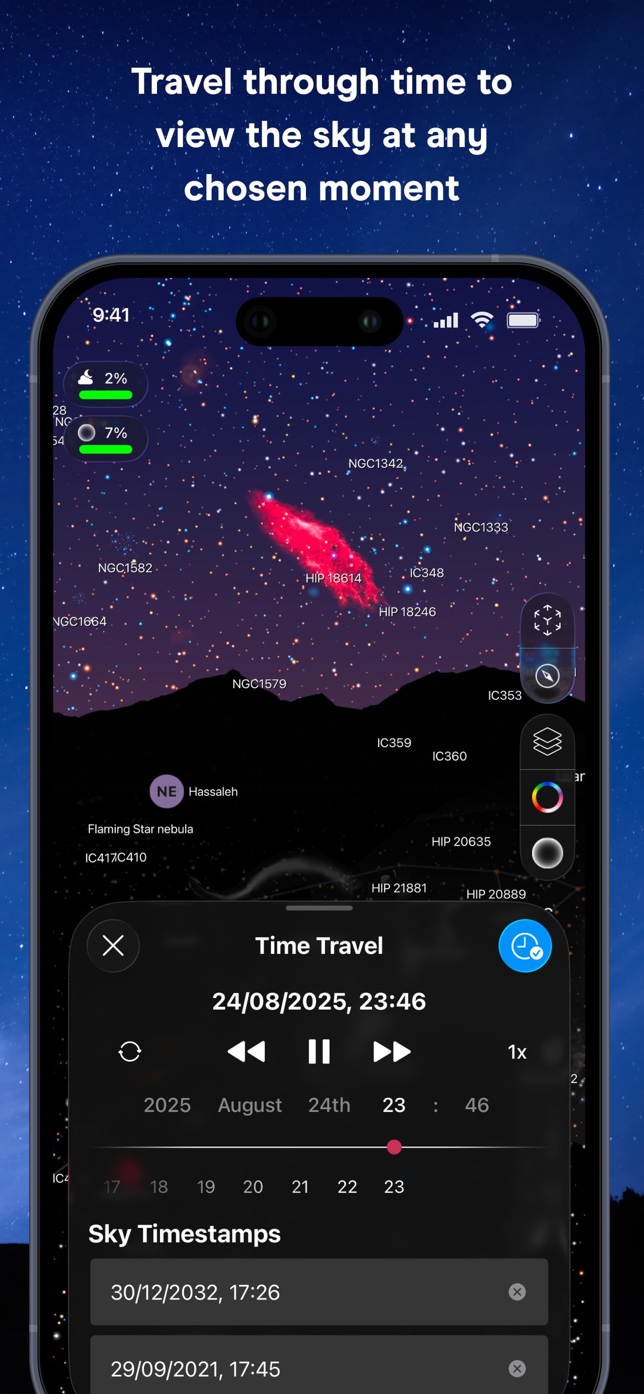 Night Sky iPhone screenshot 5