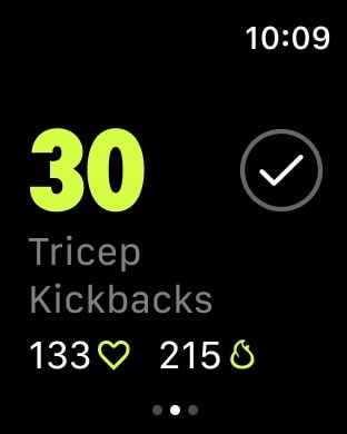 Nike Training Club Apple Watch screenshot 4