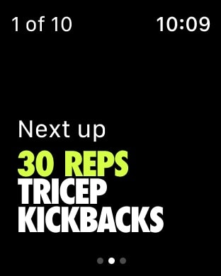 Nike Training Club Apple Watch screenshot 5