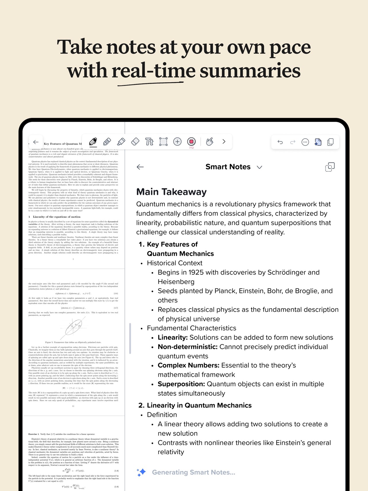 Notability: AI Notes & PDF app iPad screenshot 2