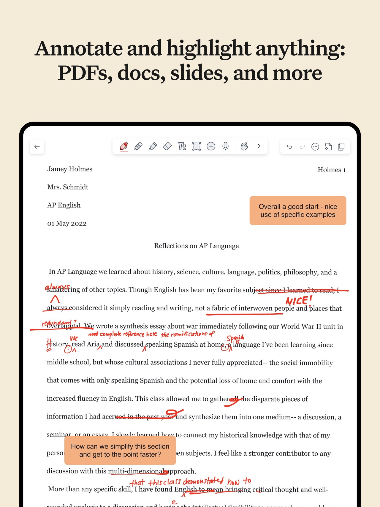Notability: AI Notes & PDF app iPad screenshot 4