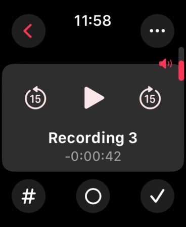 Noted: Record & AI Transcribe Apple Watch screenshot 5