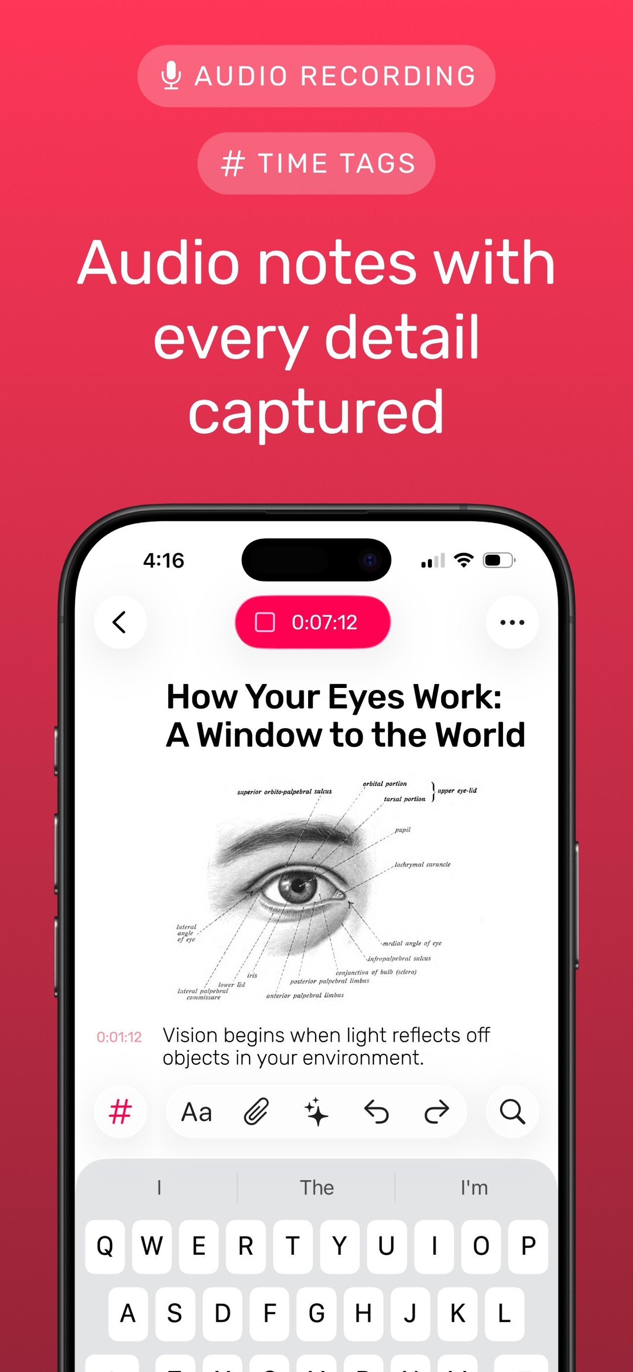 Noted: Record & AI Transcribe iPhone screenshot 2