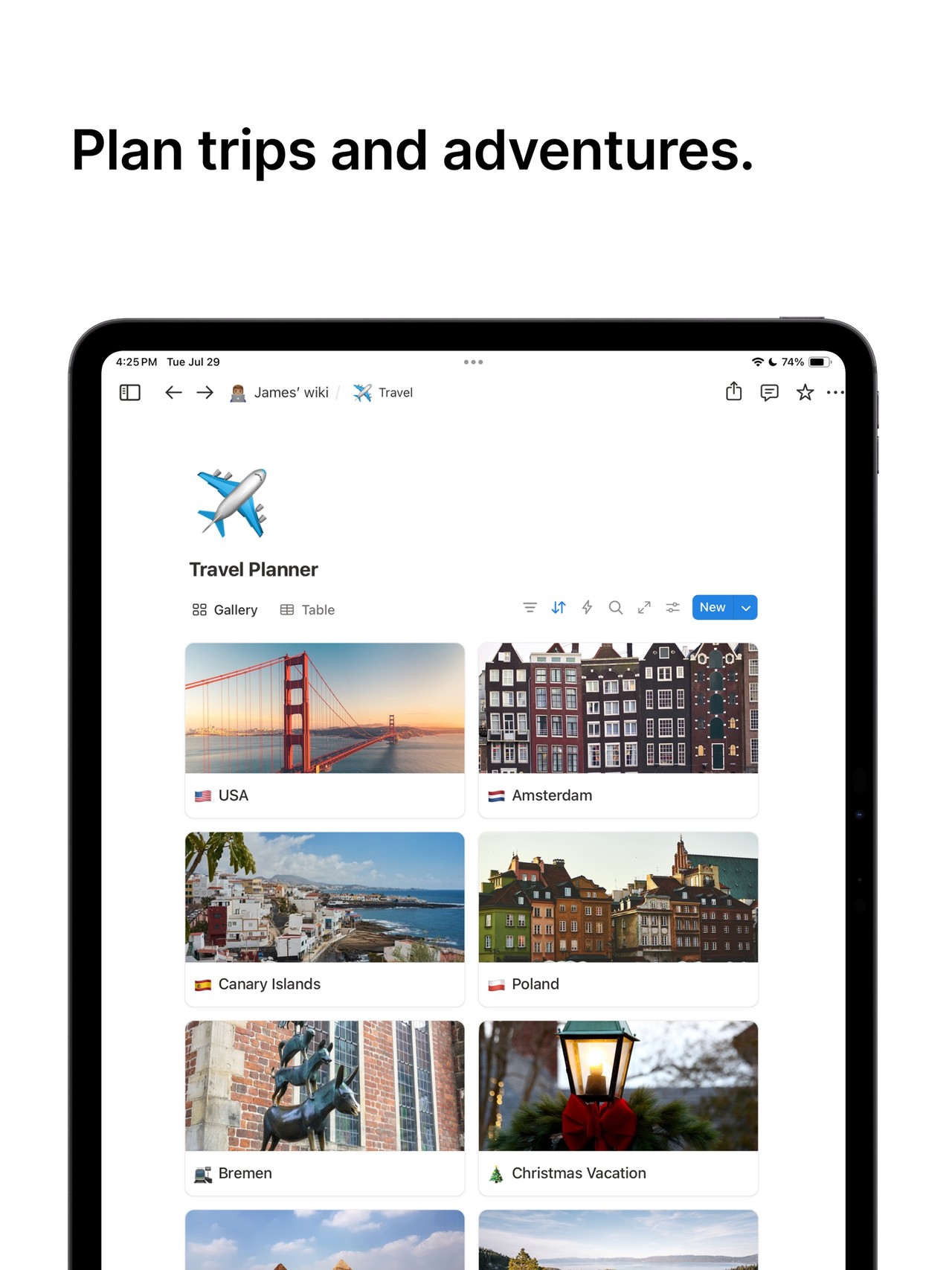 Notion: Notes, Tasks, AI iPad screenshot 4