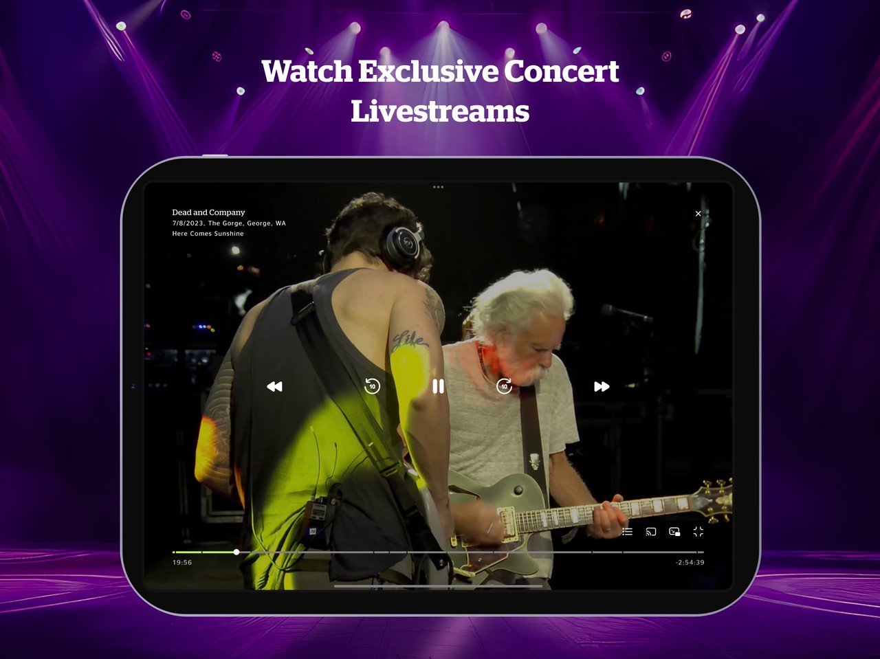 nugs: Live Music Lives Here iPad screenshot 1