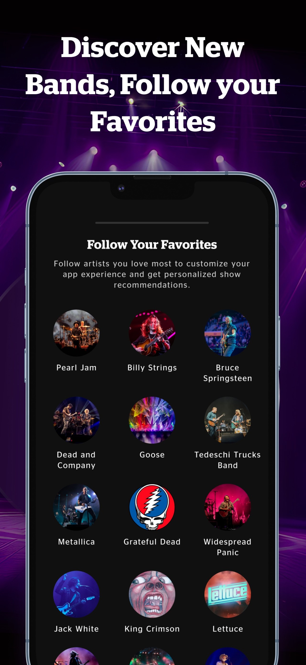 nugs: Live Music Lives Here iPhone screenshot 5