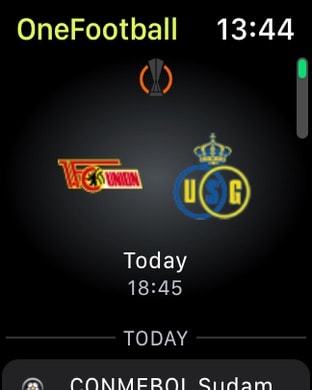 OneFootball: All Soccer Scores Apple Watch screenshot 1