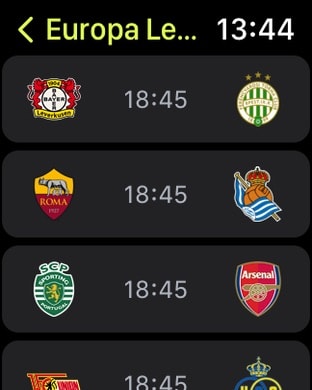 OneFootball: All Soccer Scores Apple Watch screenshot 5