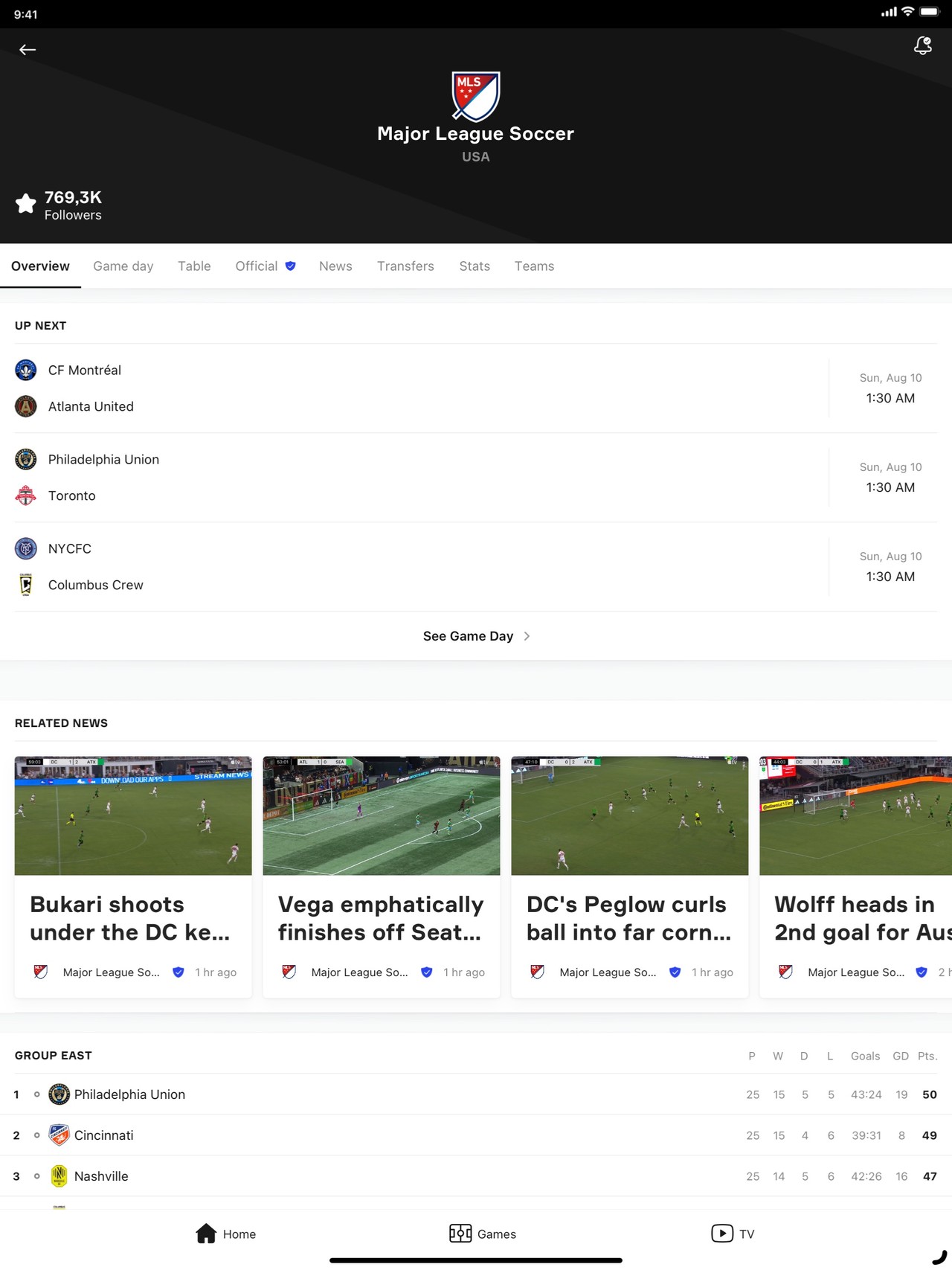 OneFootball: All Soccer Scores iPad screenshot 2