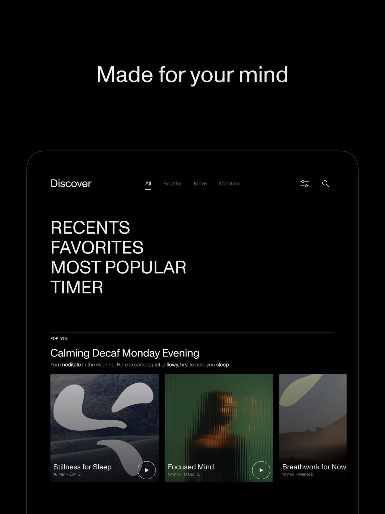 Open: Breathwork + Meditation iPad screenshot 3