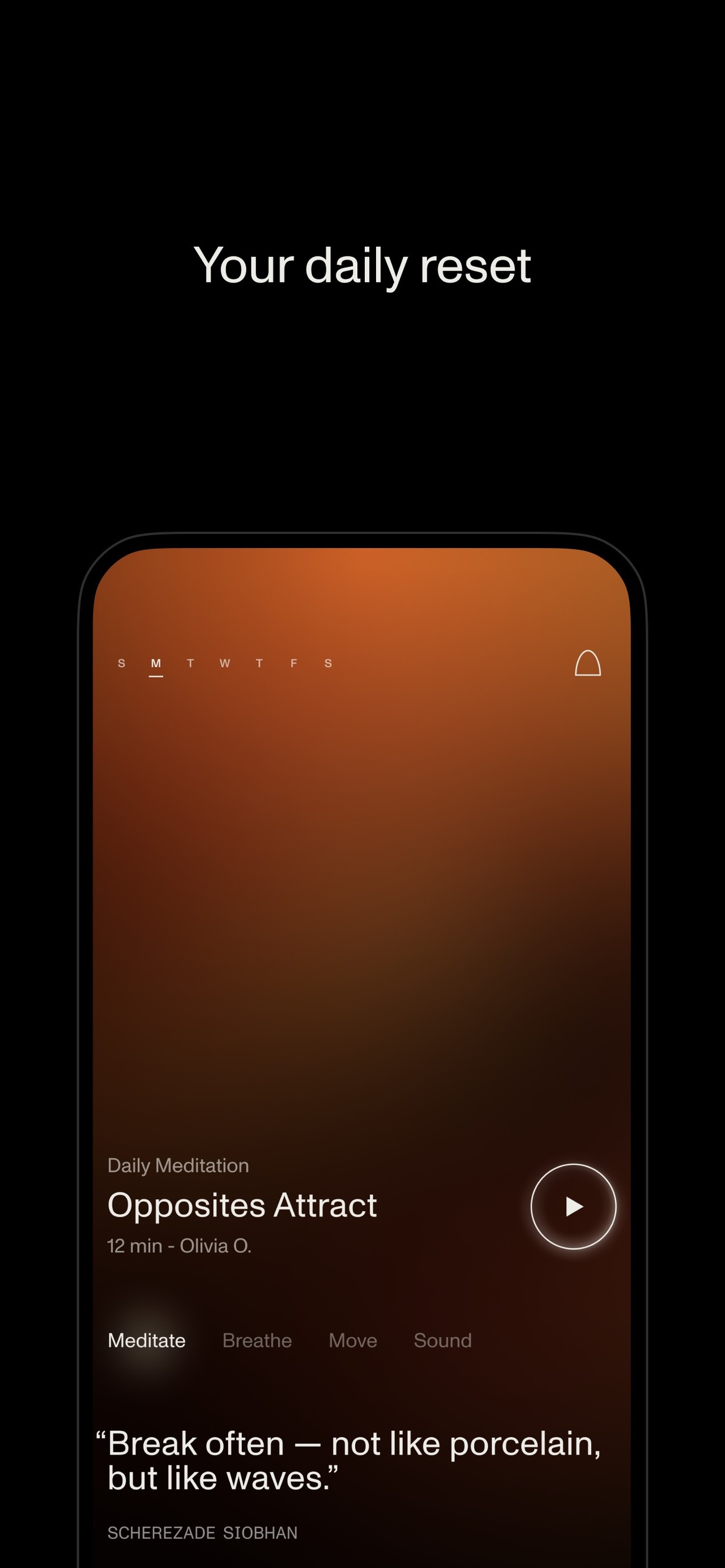 Open: Breathwork + Meditation iPhone screenshot 2