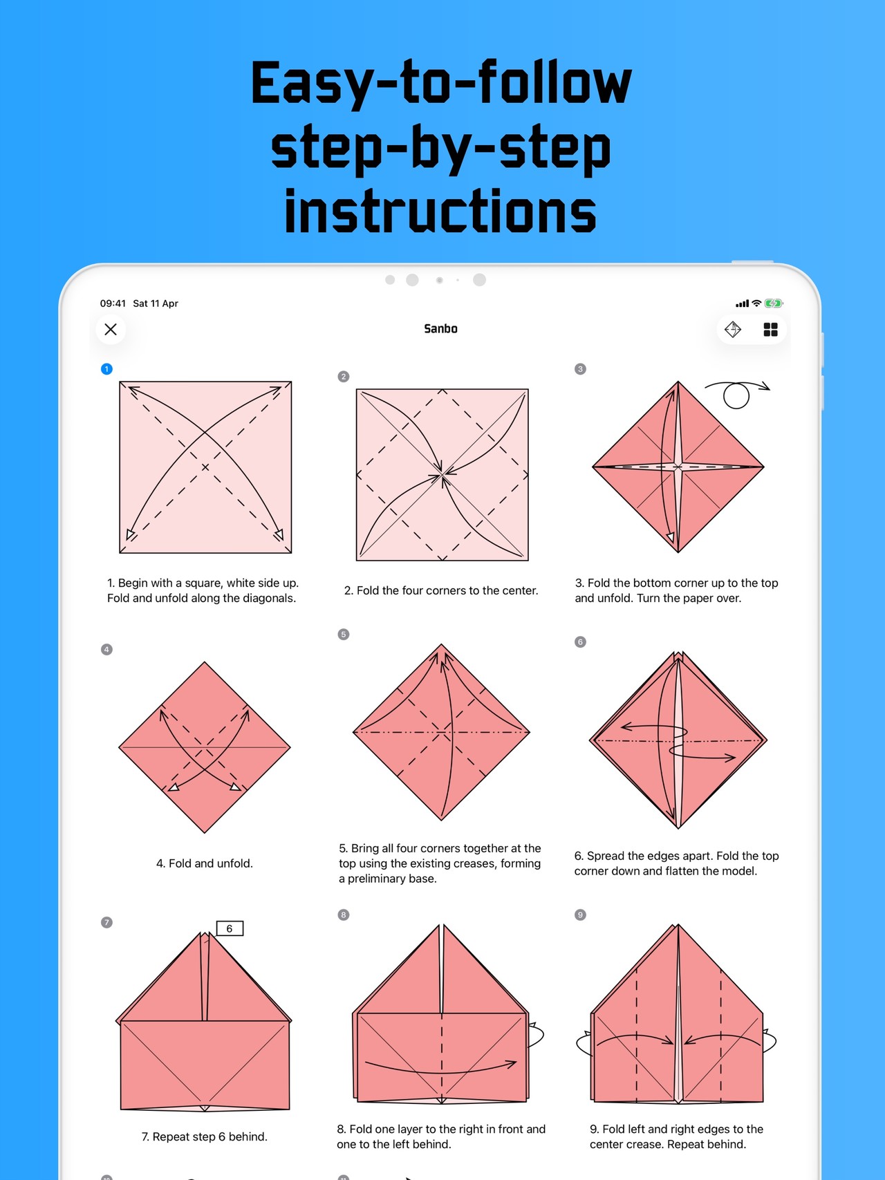 Origami - Fold & Learn iPad screenshot 2