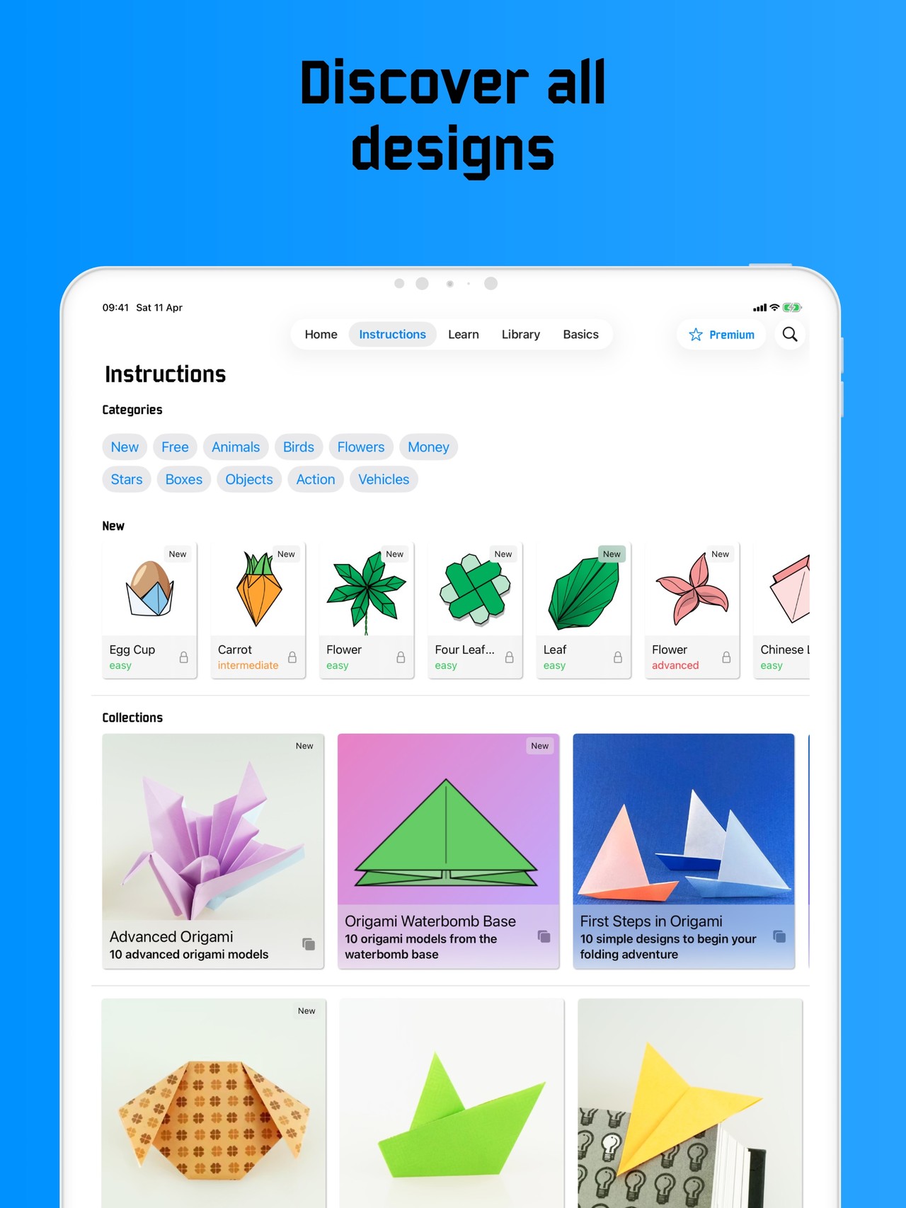 Origami - Fold & Learn iPad screenshot 4