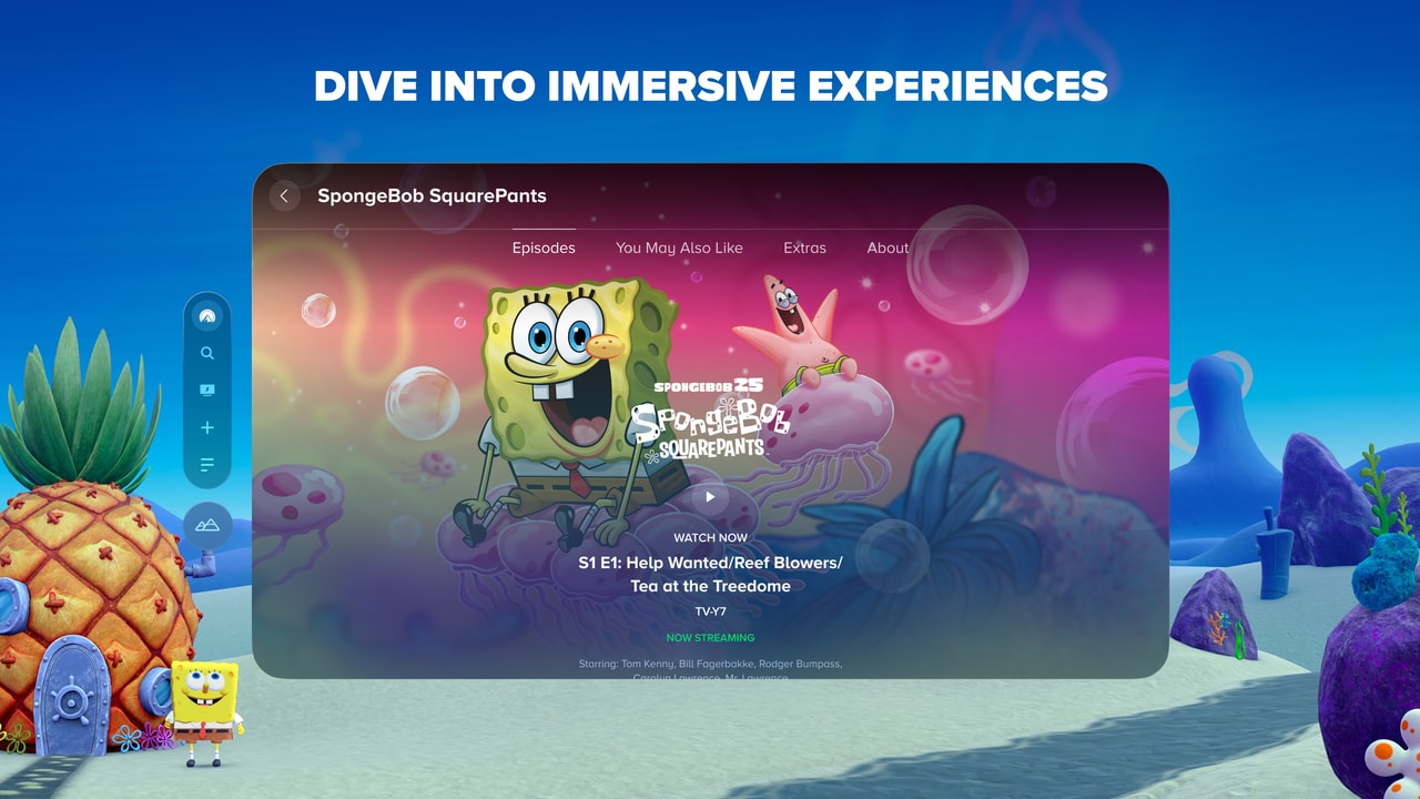 Paramount+ Apple Vision screenshot 1