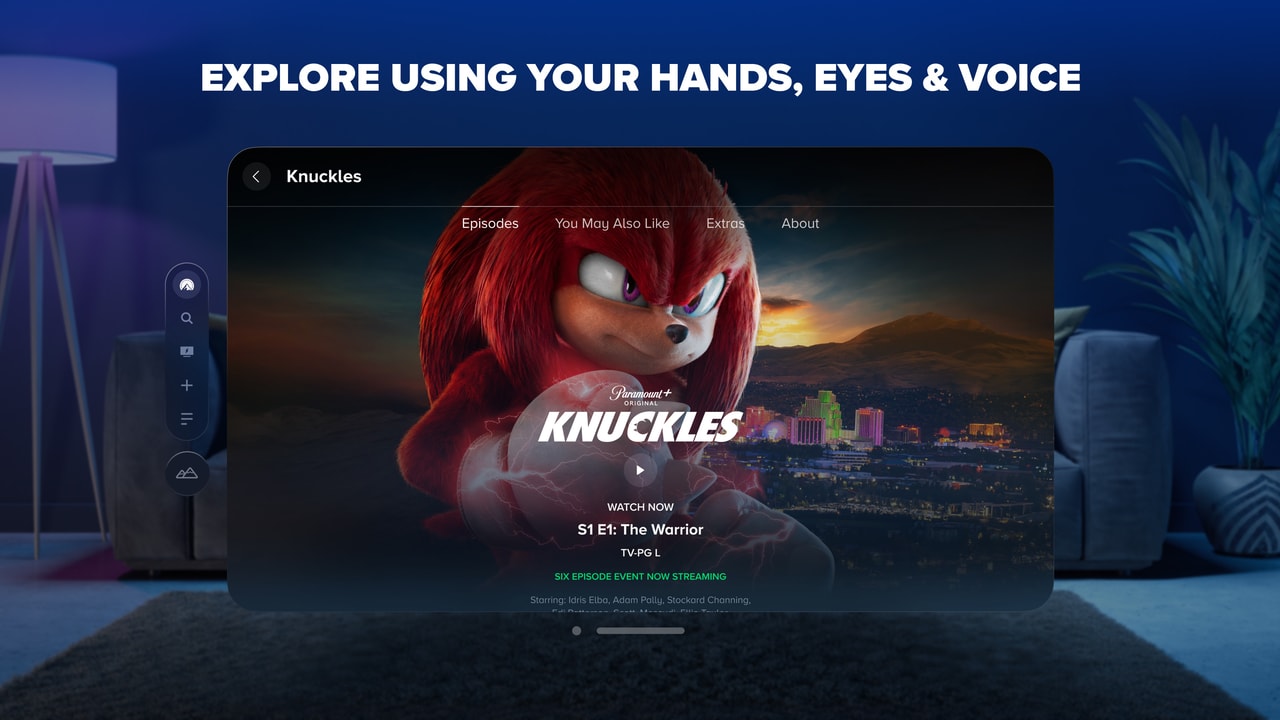 Paramount+ Apple Vision screenshot 2