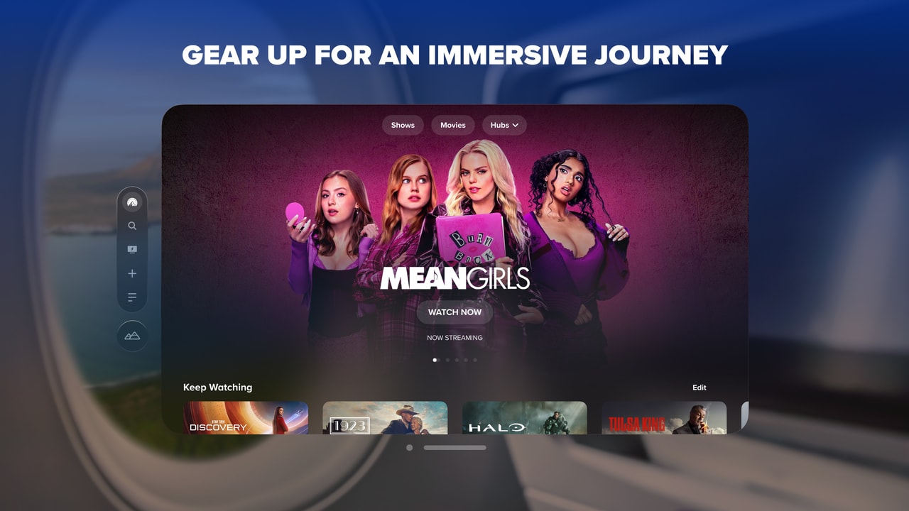 Paramount+ Apple Vision screenshot 3